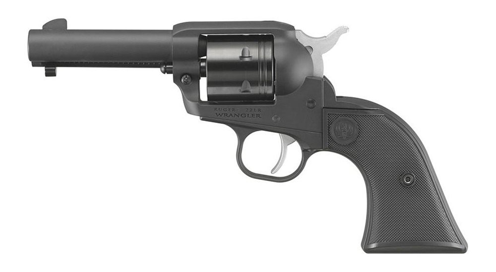 Ruger Wrangler Revolver .22 LR 6rd Capacity 3.75in Barrel Black Cerakote Al view 4