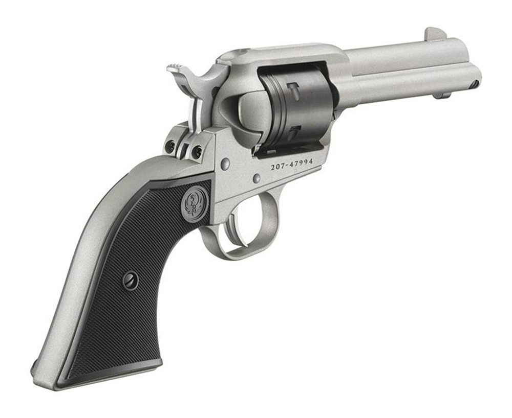 Ruger Wrangler Revolver .22 LR 6rd Capacity 3.75in Barrel Silver Cerakote A view 4