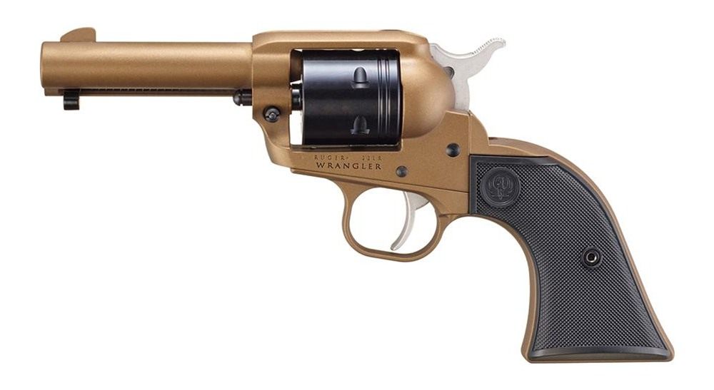 Ruger Wrangler Revolver .22 LR 6rd Capacity 3.75in Barrel Bronze Cerakote A view 2