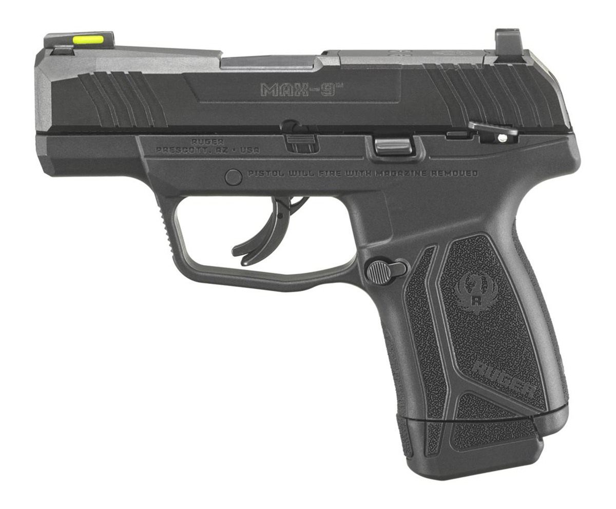 Ruger Max-9 Optic Ready Handgun 9mm Luger 12rd Magazine 3.2in Barrel Fiber
