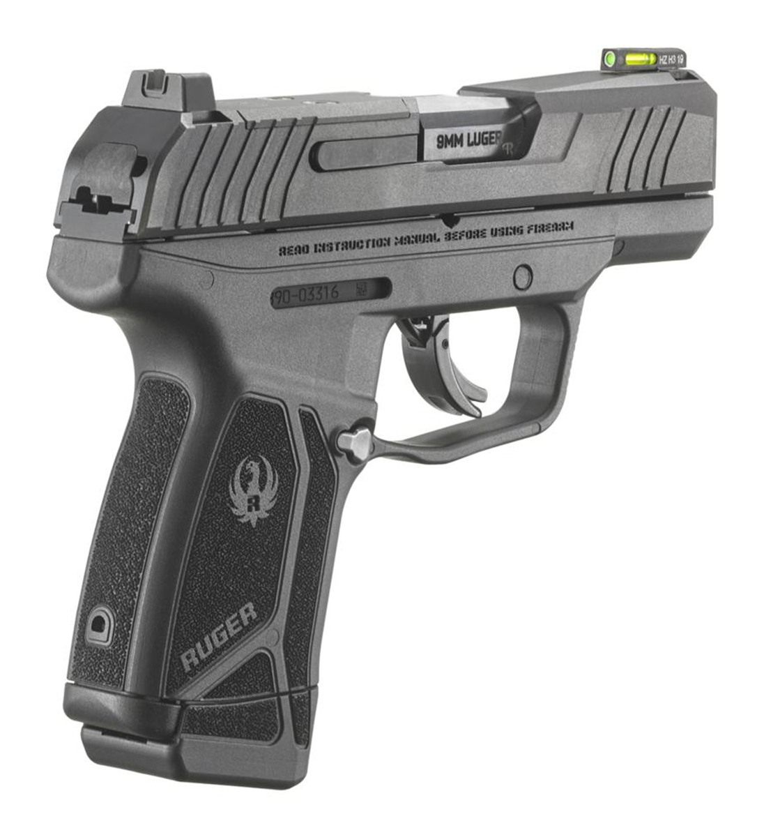 Ruger Max-9 Optic Ready Handgun 9mm Luger 12rd Magazine 3.2in Barrel Fiber view 5