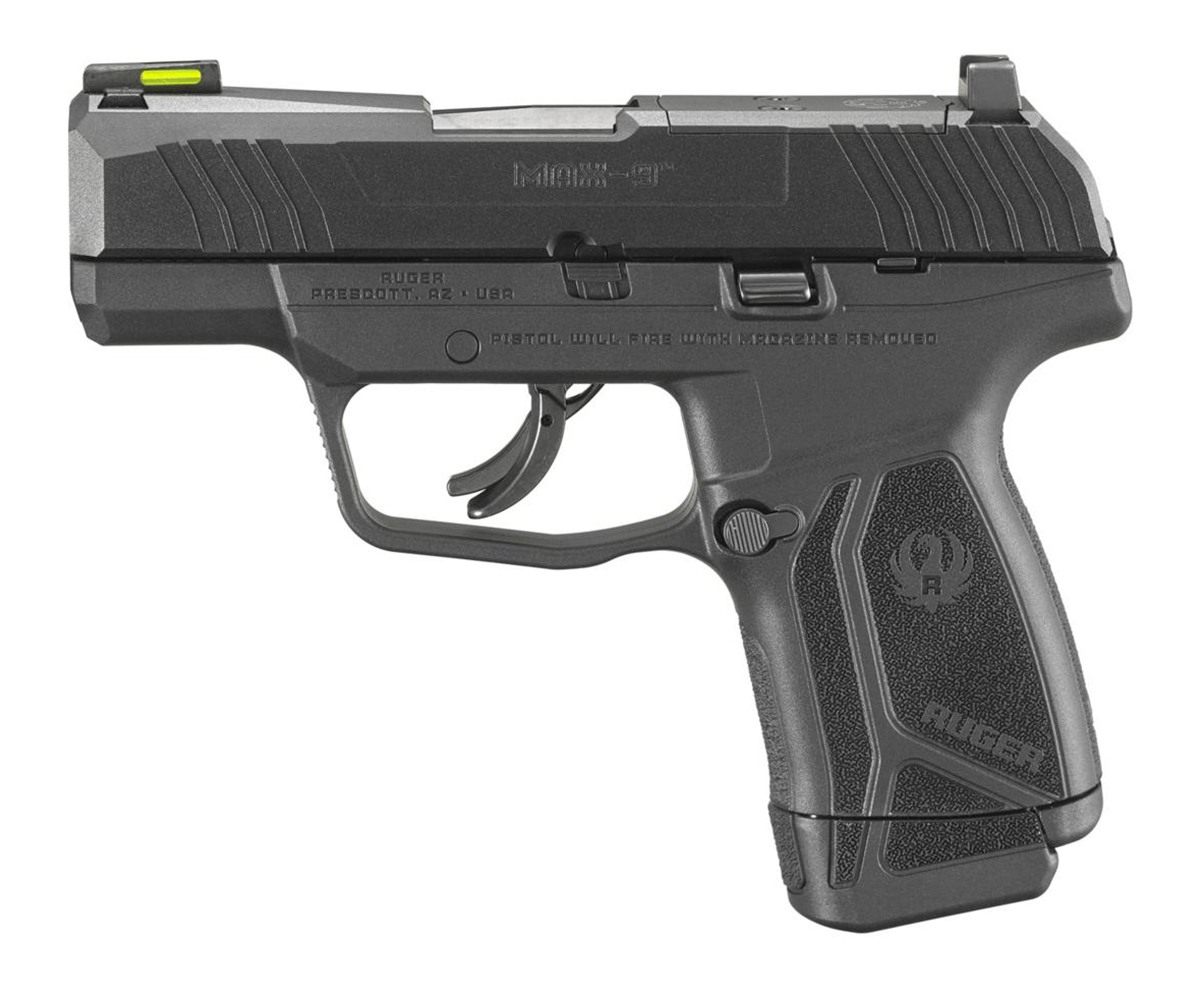 Ruger Max-9 Pro Optic Ready Handgun 9mm Luger 12rd Magazine 3.2in Barrel Fi