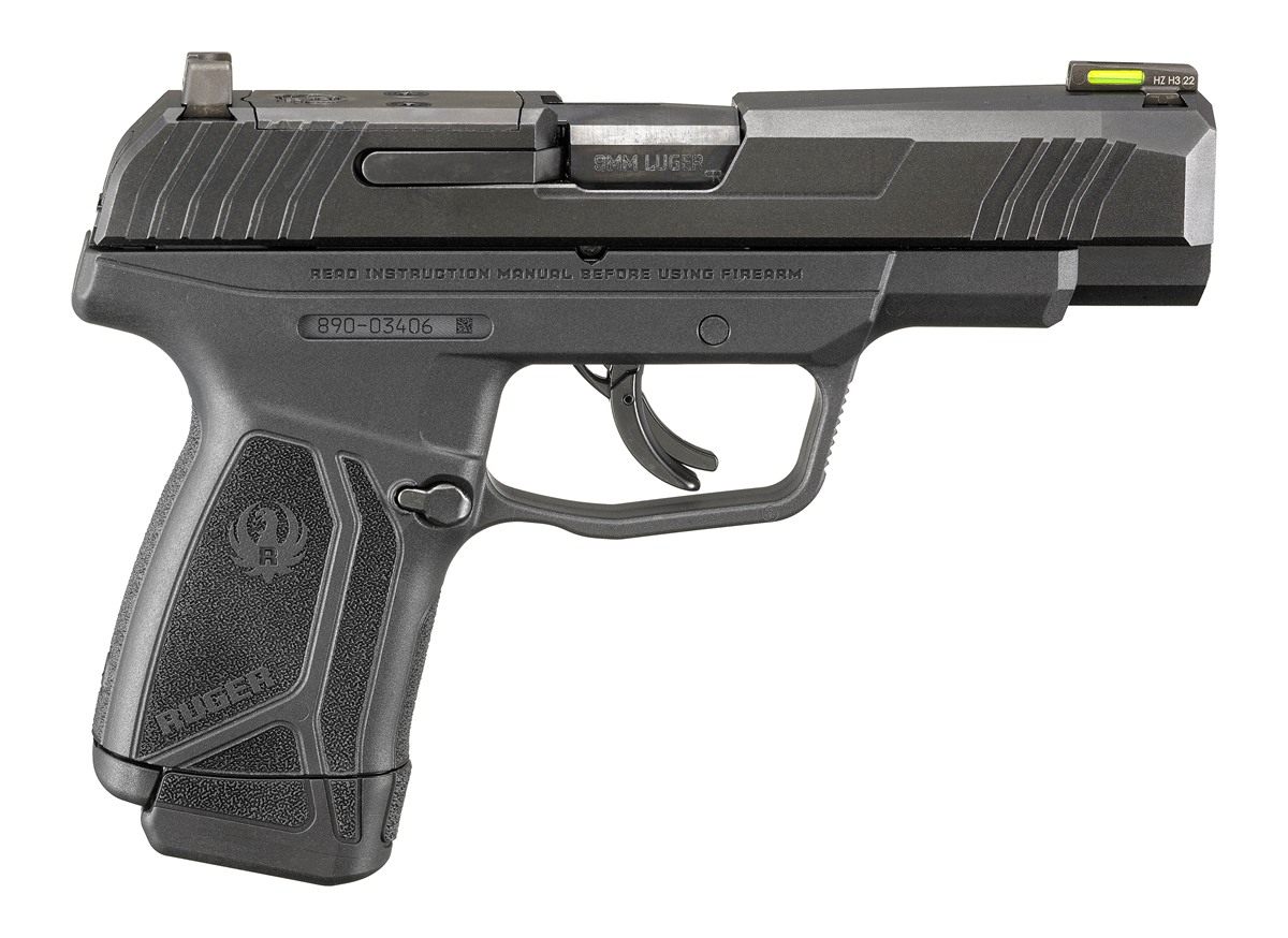 Ruger MAX-9 Optic Ready Handgun 9mm Luger 12rd Magazines(2) 4in Barrel Blac