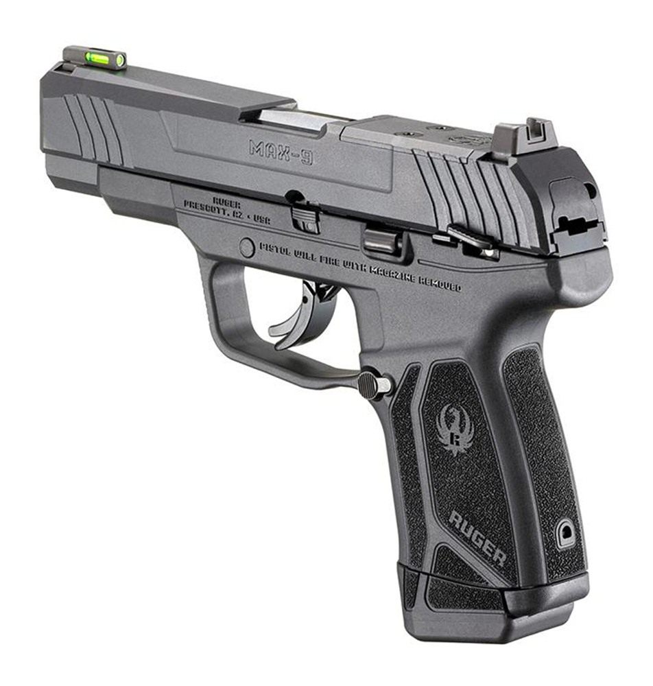 Ruger MAX-9 Optic Ready Handgun 9mm Luger 12rd Magazines(2) 4in Barrel Blac view 4