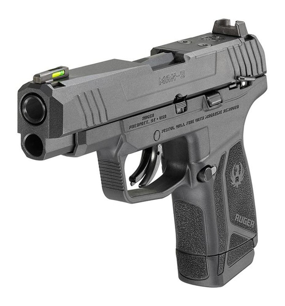 Ruger MAX-9 Optic Ready Handgun 9mm Luger 12rd Magazines(2) 4in Barrel Blac view 5