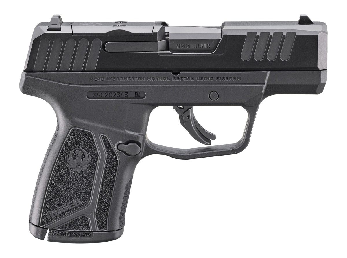 Ruger 3514 Max-9 9mm Luger 12+1 3.20in Black Oxide Alloy Steel Barrel, Opti
