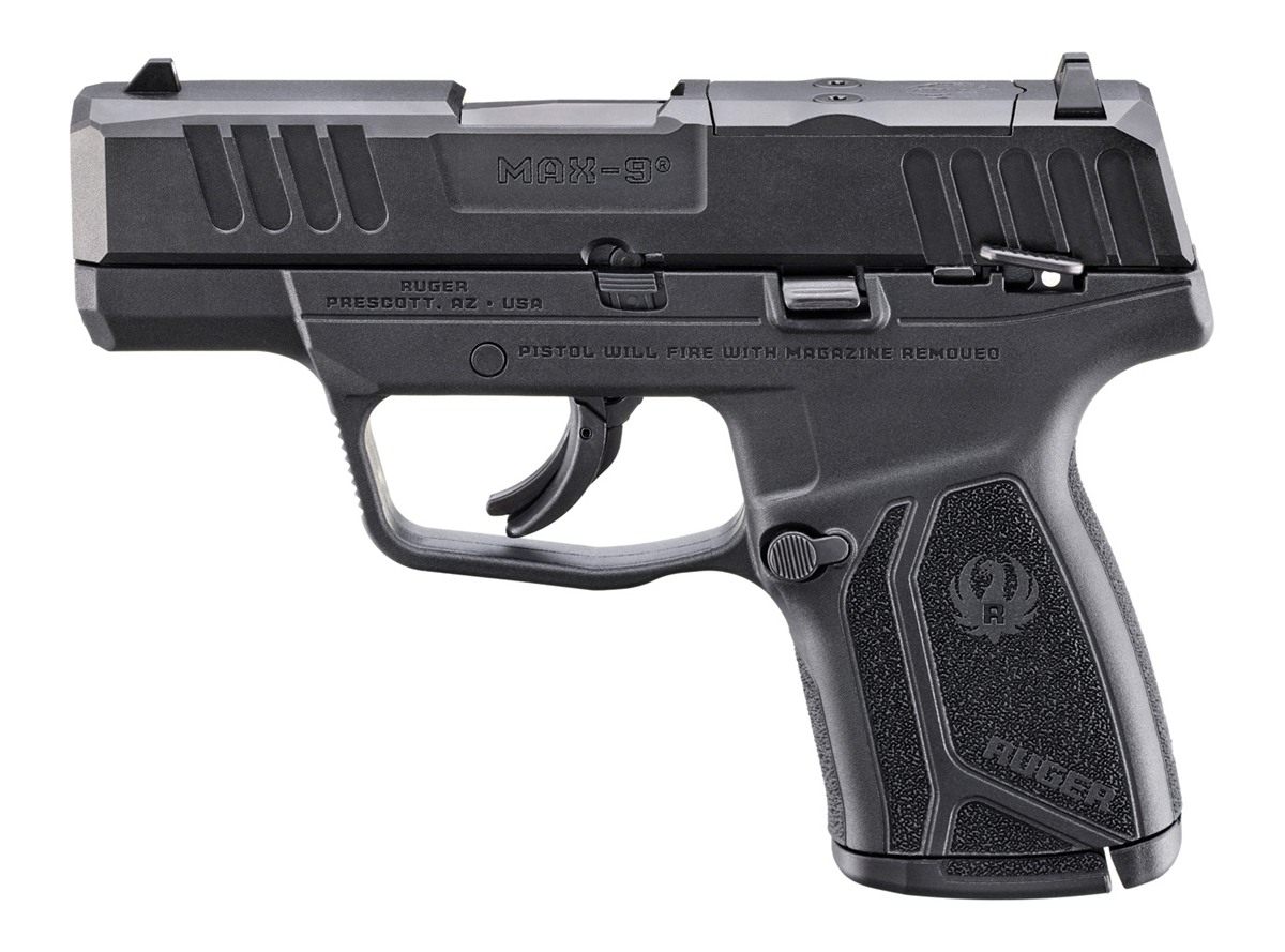 Ruger 3514 Max-9 9mm Luger 12+1 3.20in Black Oxide Alloy Steel Barrel, Opti view 2