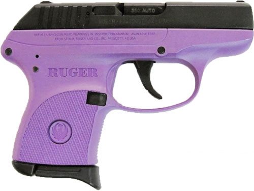 RUGER LCP 380ACP 6-SHOT FS BLUED/PURPLE POLYMER (TALO)