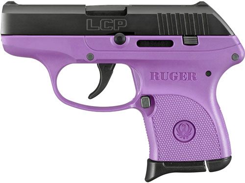 RUGER LCP 380ACP 6-SHOT FS BLUED/PURPLE POLYMER (TALO) view 2
