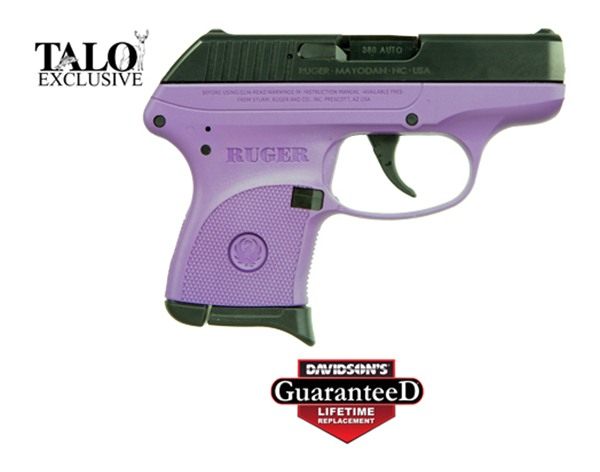 RUGER LCP 380ACP 6-SHOT FS BLUED/PURPLE POLYMER (TALO) view 3