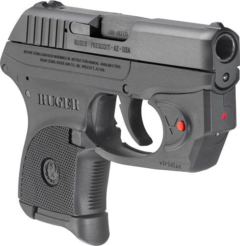 Ruger 3752 LCP w/Laser 380 ACP 6+1 2.75in Black Steel Barrel, Oxide Serrate view 2