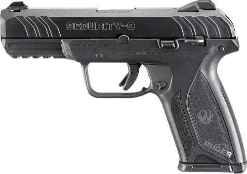 Ruger 3810 Security-9 9mm Luger 15+1 4in Black Steel Barrel, Oxide Serrated view 2