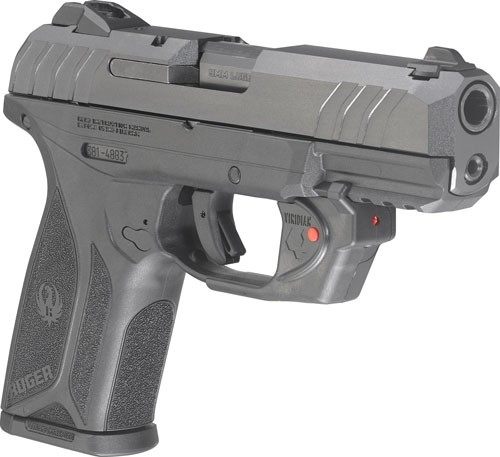 Ruger 3816 Security-9 9mm Luger 4in Barrel 15+1, Black Polymer With Picatin view 2
