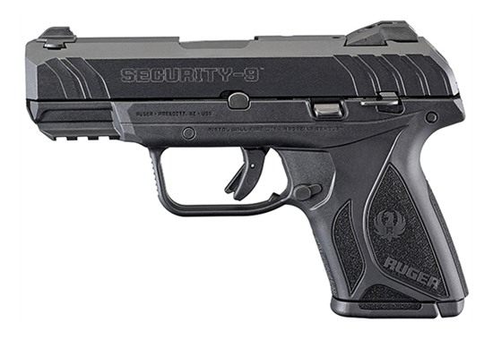 Ruger 3818 Security-9 Compact 9mm Luger 3.42in Barrel 10+1,Black Polymer Wi view 2