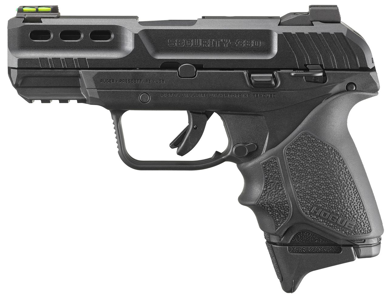 Ruger 3854 Security-380 MA Compliant ACP 10+1 3.42in Black Oxide Steel Barr