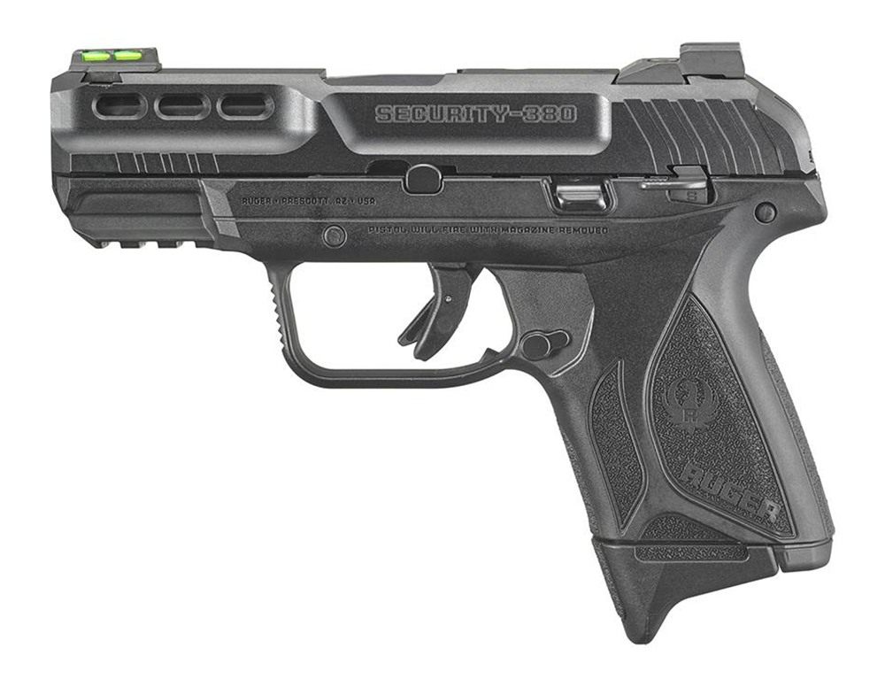 Ruger 3855 Security-380 ACP 10+1 3.42in Black Oxide Barrel, Serrated Steel view 2