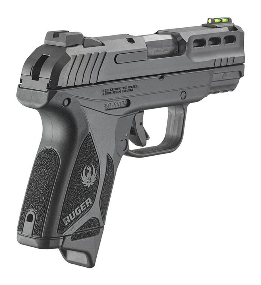 Ruger 3855 Security-380 ACP 10+1 3.42in Black Oxide Barrel, Serrated Steel view 3
