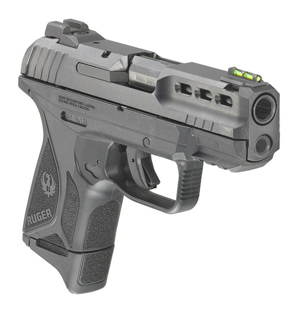 Ruger 3855 Security-380 ACP 10+1 3.42in Black Oxide Barrel, Serrated Steel view 4