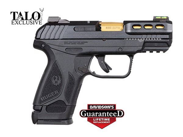 Ruger Security-380 Pistol 380ACP 3.42in (Talo)Gold Barrel/Black Slide 1-10R view 4
