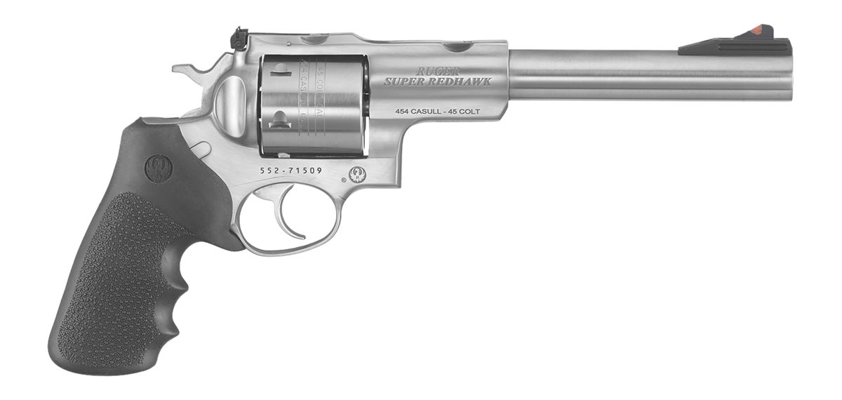 Ruger 5505 Super Redhawk Large 454 Casull 6rd 7.50in Satin Stainless w/Inte