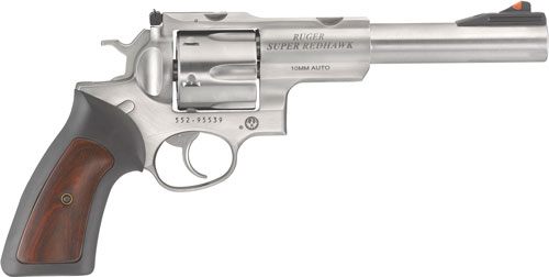 Ruger Super Redhawk 10MM 7.5in AS Stainless Hogue Tamer