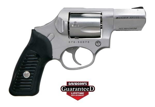 Ruger 5720 SP101 357 Mag 5rd 2.25in Satin Stainless Steel Barrel, Cylinder view 2
