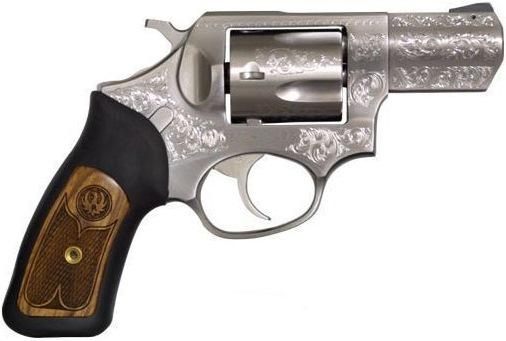 Ruger SP101 Revolver 357 MAG 2.25in BRL (Talo Exclusive) Engraved S/S Finis