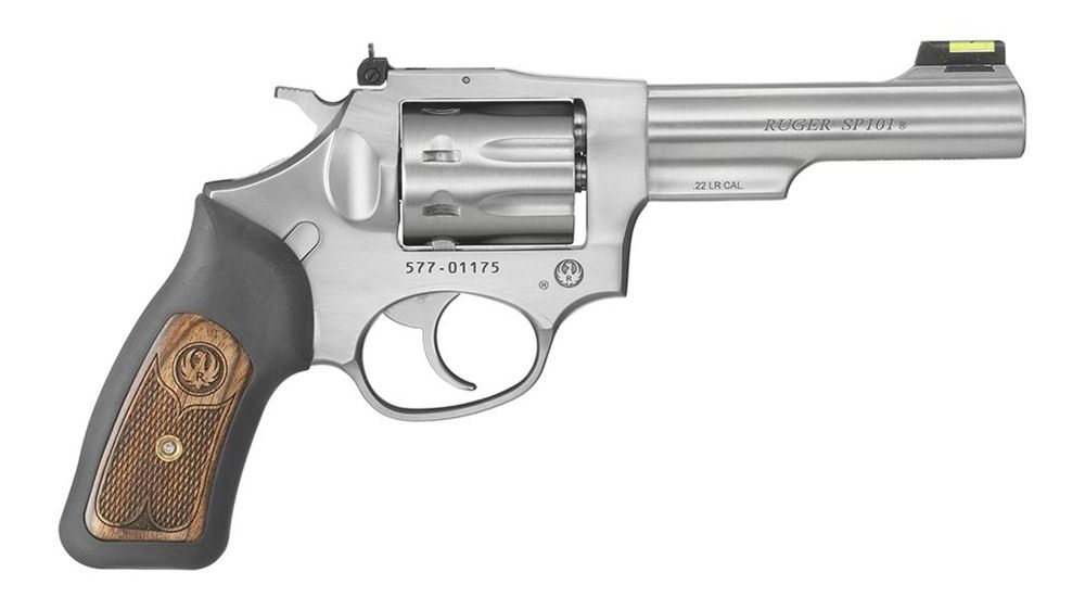 Ruger 5765 SP101 22 LR 8rd 4.20in Satin Stainless Steel Barrel, Cylinder Bl view 2