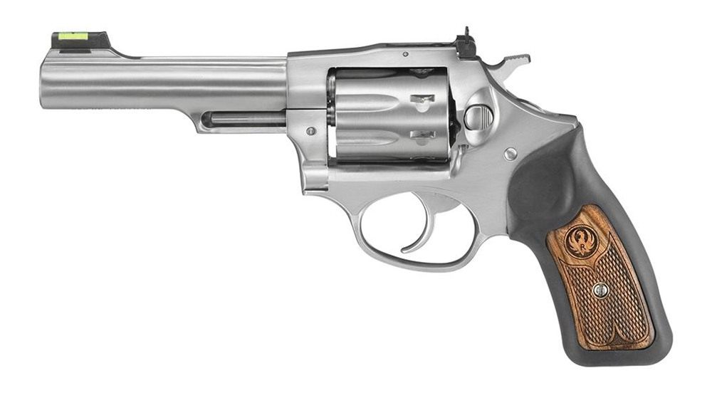 Ruger 5765 SP101 22 LR 8rd 4.20in Satin Stainless Steel Barrel, Cylinder Bl view 3