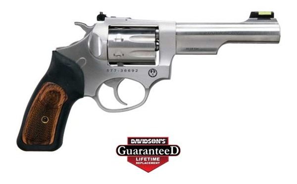 Ruger 5765 SP101 22 LR 8rd 4.20in Satin Stainless Steel Barrel, Cylinder Bl view 4