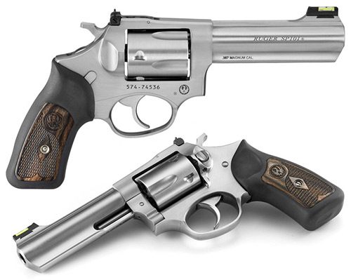 Ruger 5771 SP101 357 Mag 5rd 4.20in Satin Stainless Steel Barrel, Cylinder view 2