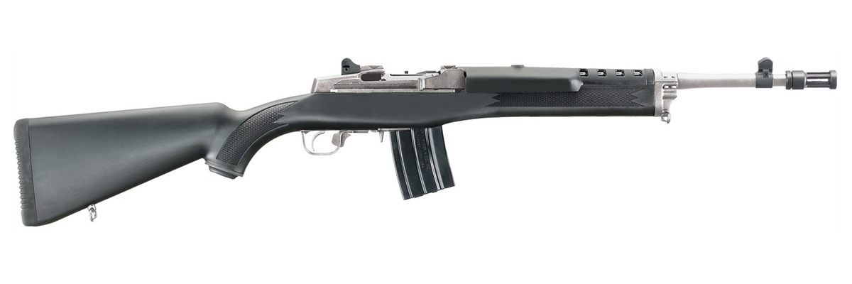 Ruger 5868 Mini Thirty 7.62x39mm 20+1 16.12in Matte Stainless Steel Threade view 2