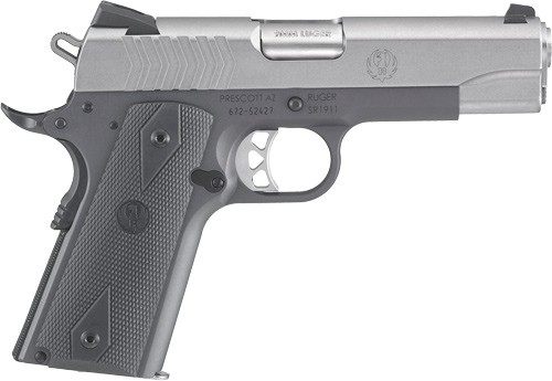Ruger 6722 SR1911 Commander-Style 9mm Luger 9+1 4.25in Stainless Steel Barr view 2