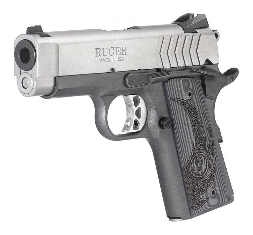 Ruger 6758 SR1911 Officer-Style 9mm Luger 7+1 3.60in Black Steel Barrel, Se view 3