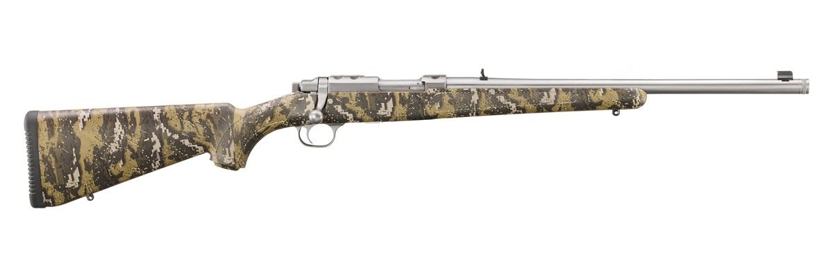 Ruger 7420 77/357 357 Mag 5+1 18.50in Brushed Stainless Threaded Barrel, In
