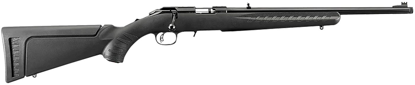 Ruger 8312 American Rimfire Full Size 17 HMR 9+1 18in Satin Blued Threaded