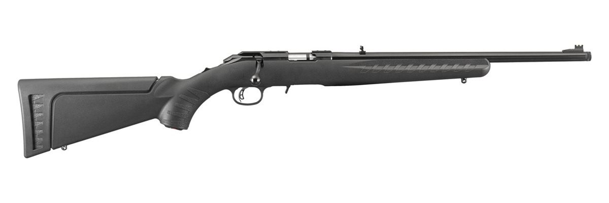 Ruger 8312 American Rimfire Full Size 17 HMR 9+1 18in Satin Blued Threaded view 2