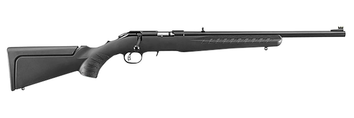 Ruger 8313 American Rimfire Compact 17 HMR 9+1 18in Satin Blued Steel Barre