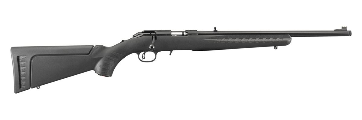 Ruger 8322 American Rimfire Full Size 22 WMR 9+1 18in Satin Blued Threaded view 2