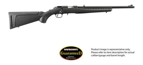 Ruger 8322 American Rimfire Full Size 22 WMR 9+1 18in Satin Blued Threaded view 3