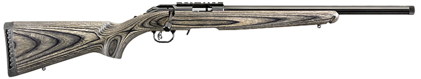 Ruger 8348 American Rimfire Target Full Size 22 LR 10+1 18in Satin Blued Th