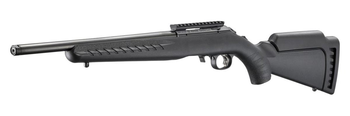 Ruger American 22 WMR 9+1 16.10in Satin Blued Threaded Barrel, Alloy Steel view 2