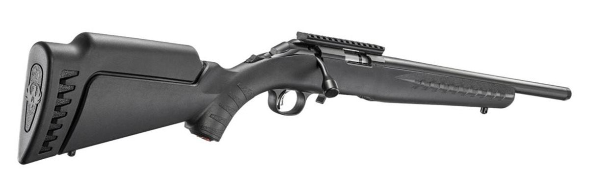 Ruger American 17 HMR 9+1 16.10in Satin Blued Threaded Barrel, Alloy Steel view 2
