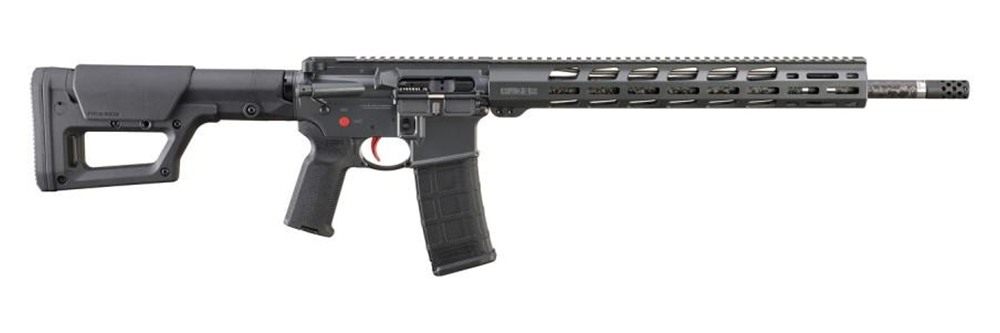 Sturm Ruger dRUGER AR-556 MPR RFL 18in Crbon BBL, 223 Wylde, Magpul PRS Sto view 2