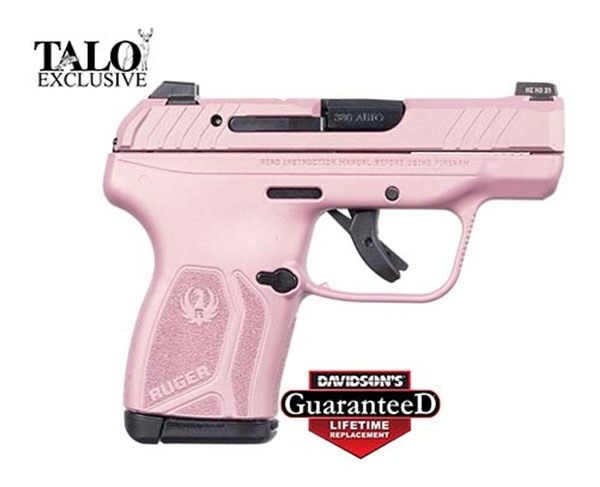 Ruger LCP MAX Pistol 380ACP 2.8in 10+1 (Talo)Rose Gold W/Tritium Front Sigh view 3