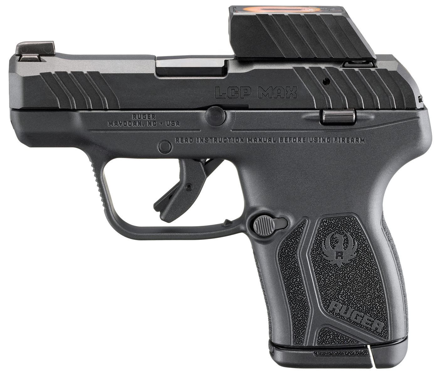 Ruger 13758 LCP Max Compact 380 ACP 10+1 2.80in Black Nitride Barrel, Alloy