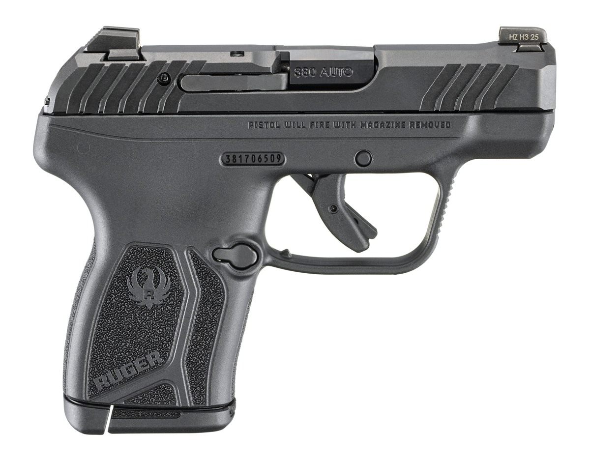 Ruger 13760 LCP Max Compact 380 ACP 10+1 2.80in Black Oxide Alloy Steel Bar