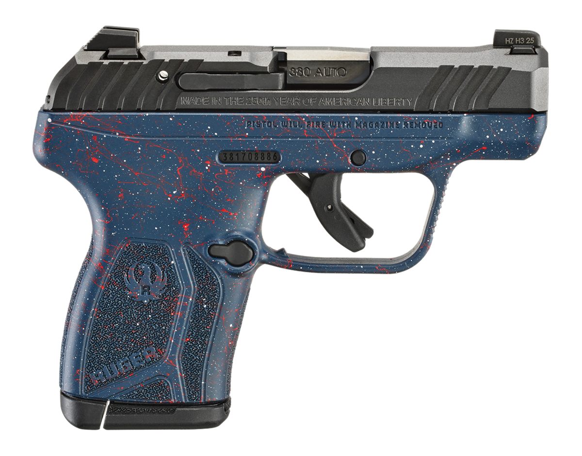 Ruger 13778 LCP Max 250th Anniversary Compact 380 ACP 10+1 2.80in Black Nit view 2