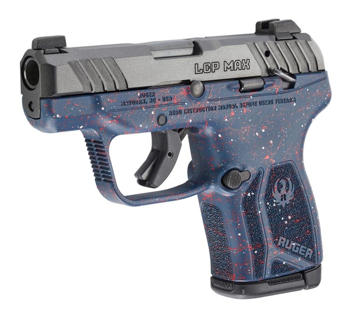Ruger 13778 LCP Max 250th Anniversary Compact 380 ACP 10+1 2.80in Black Nit view 5