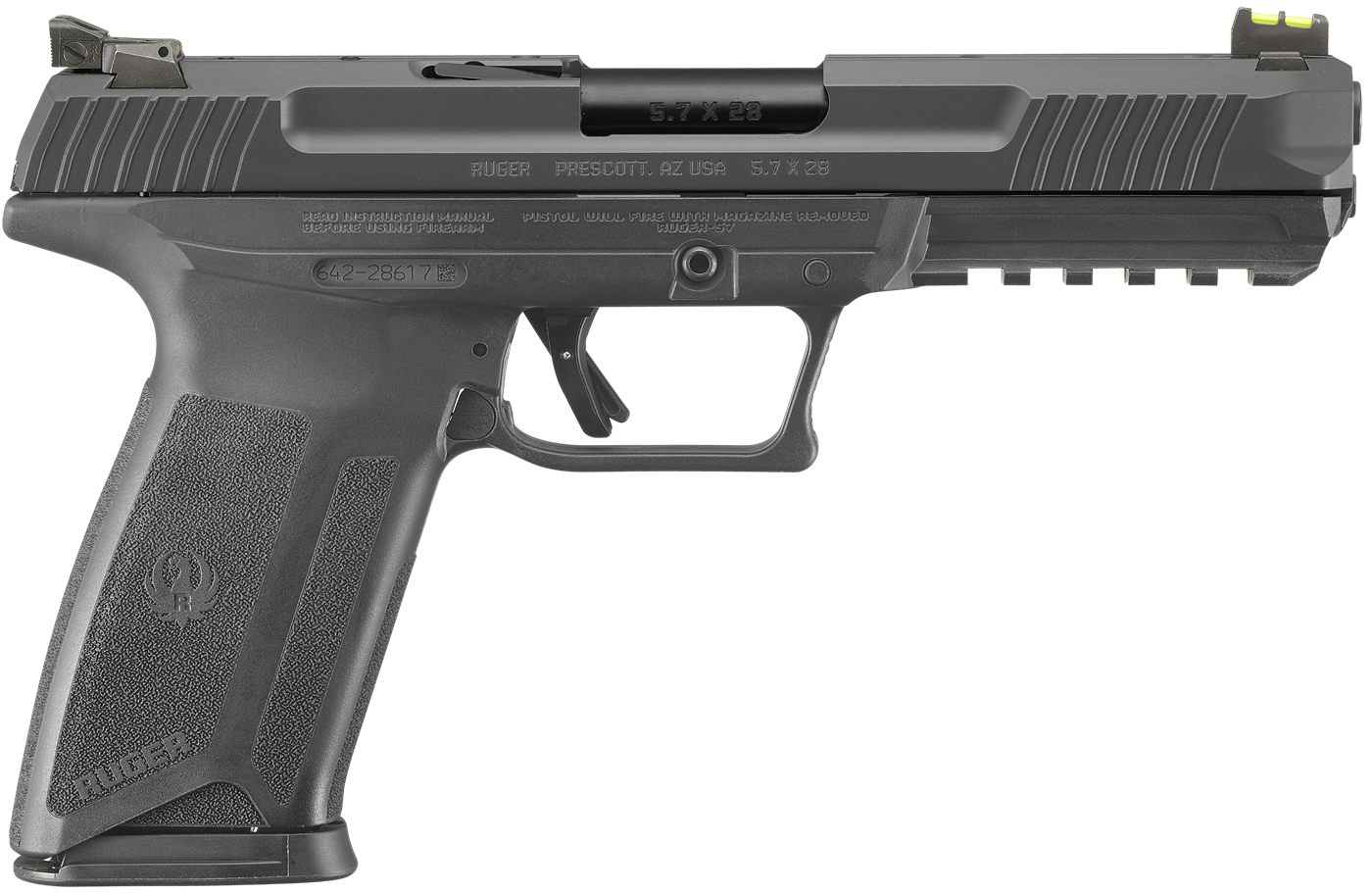 Sturm Ruger 16403 Pro 5.7x28mm 20+1 4.94in Black Nitride Alloy Steel Barrel